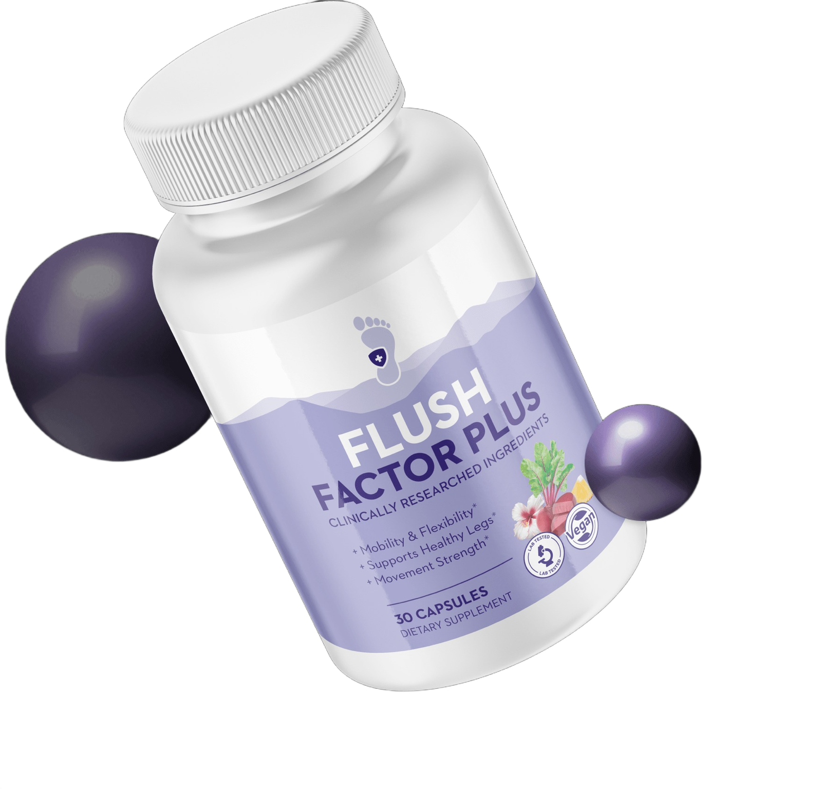 The Flush Factor Plus Product Bottle